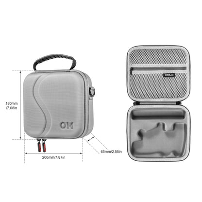 For DJI Osmo Mobile 4 / OM4 / OM4 SE STARTRC Portable Shockproof Waterproof PU Case Bag(Grey) - DJI & GoPro Accessories by STARTRC | Online Shopping UK | buy2fix