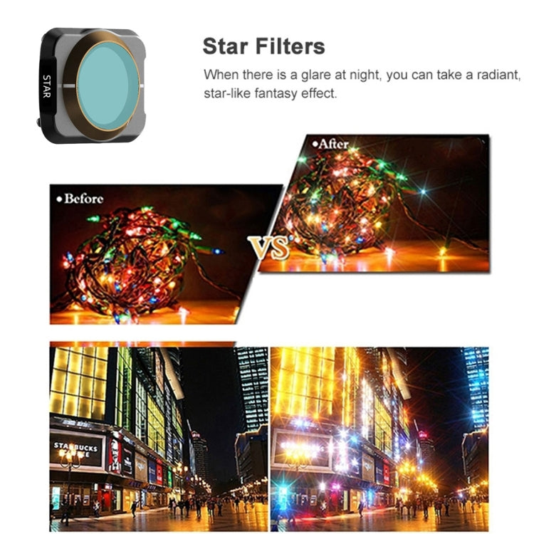 JSR Drone STAR Effect Lens Filter for DJI MAVIC Air 2 - DJI & GoPro Accessories by JSR | Online Shopping UK | buy2fix