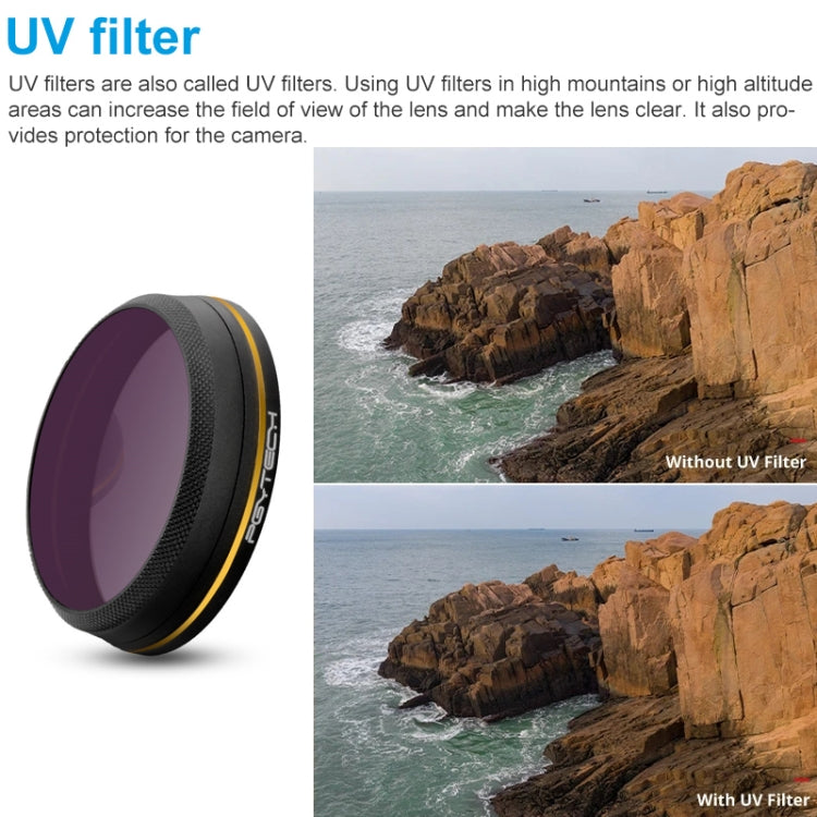 PGYTECH X4S-MRC UV Gold-edge Lens Filter for DJI Inspire 2 / X4S Gimbal Camera Drone Accessories - DJI & GoPro Accessories by PGYTECH | Online Shopping UK | buy2fix