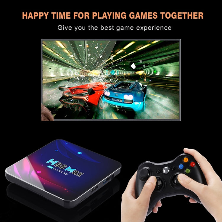 H96 Max V11 4K Smart TV BOX Android 11.0 Media Player with Remote Control, RK3318 Quad-Core 64bit Cortex-A53, RAM: 4GB, ROM: 64GB, Support Dual Band WiFi, Bluetooth, Ethernet, US Plug - Consumer Electronics by buy2fix | Online Shopping UK | buy2fix
