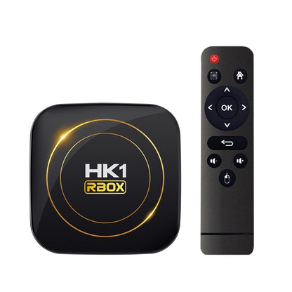 HK1 RBOX-H8S 4K Ultra HD Android 12.0 Smart TV Box with Remote Control, Allwinner H618 Quad-Core, 4GB+64GB(UK Plug) - Others by buy2fix | Online Shopping UK | buy2fix