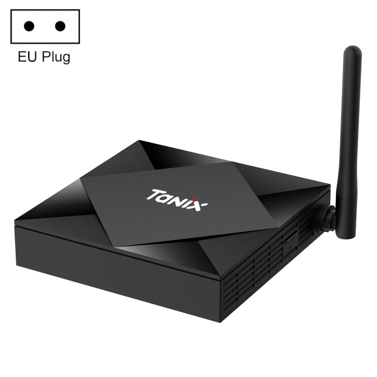 TANIX TX6s 4K Smart TV BOX Android 10 Media Player with Remote Control, Quad Core Allwinner H616, RAM: 4GB, ROM: 32GB, 2.4GHz/5GHz WiFi, Bluetooth, EU Plug - Consumer Electronics by buy2fix | Online Shopping UK | buy2fix