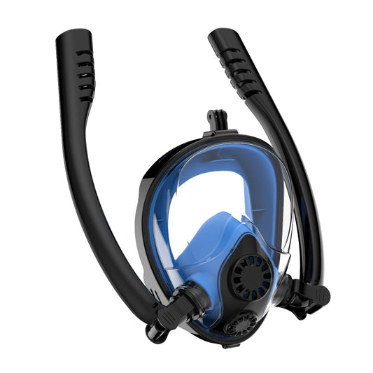 Water Sports Diving Equipment Full Dry Silicone Diving Mask Swimming Glasses for GoPro Hero11 Black / HERO10 Black / HERO9 Black /HERO8 / HERO7 /6 /5 /5 Session /4 Session /4 /3+ /3 /2 /1, Insta360 ON ... ion and Other Action Cameras, Size:S/M(Black Blue) - DJI & GoPro Accessories by buy2fix | Online Shopping UK | buy2fix