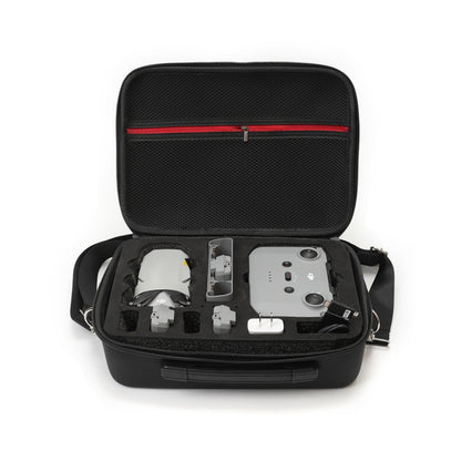LS4456 Portable Drone PU Shoulder Storage Bag Handbag for DJI Mavic Mini 2(Black + Black Liner) - DJI & GoPro Accessories by buy2fix | Online Shopping UK | buy2fix