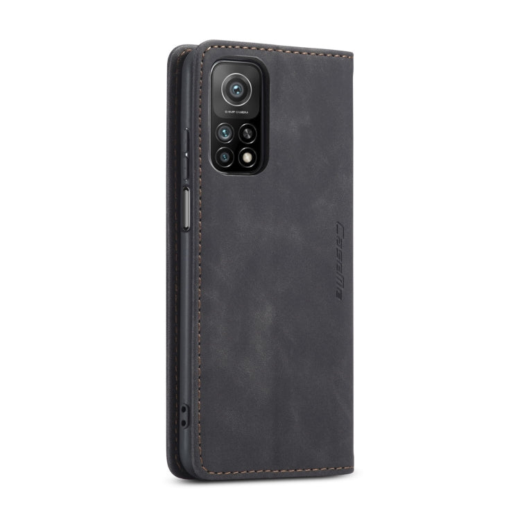 For Xiaomi Mi 10T 5G / 10T Pro 5G CaseMe-013 Multifunctional Retro Frosted Horizontal Flip Leather Case with Card Slot & Holder & Wallet(Black) - Xiaomi Cases by CaseMe | Online Shopping UK | buy2fix