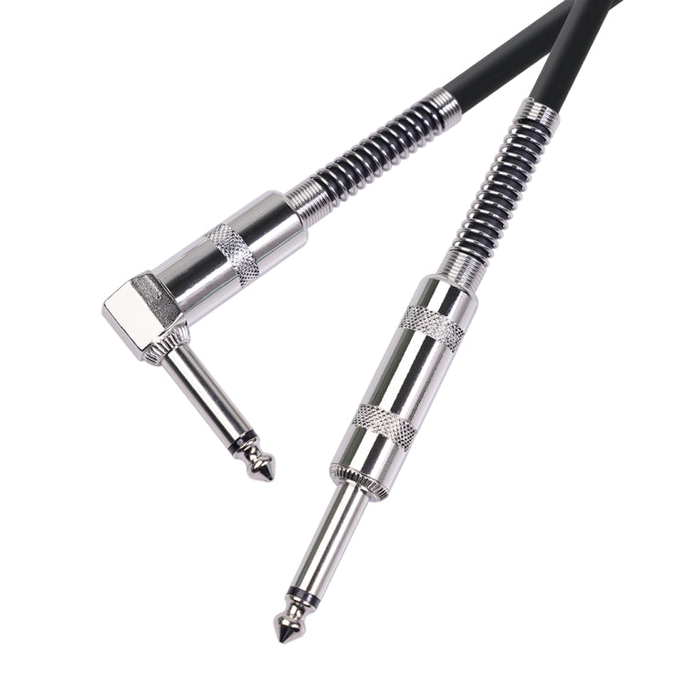 TC048SL 6.35mm Plug Straight to Elbow Electric Guitar Audio Cable, Cable Length:3m - Consumer Electronics by buy2fix | Online Shopping UK | buy2fix