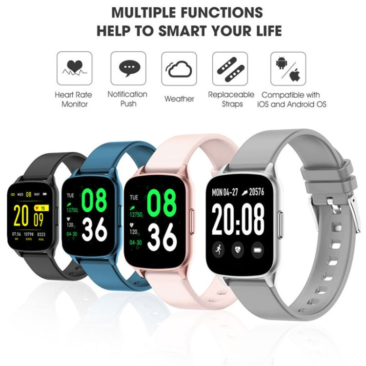 Lokmat KW17 1.3 inch TFT Screen IP68 Waterproof Smart Watch, Support Sleep Monitor / Heart Rate Monitor / Blood Pressure Monitor(Grey) - Smart Watches by Lokmat | Online Shopping UK | buy2fix