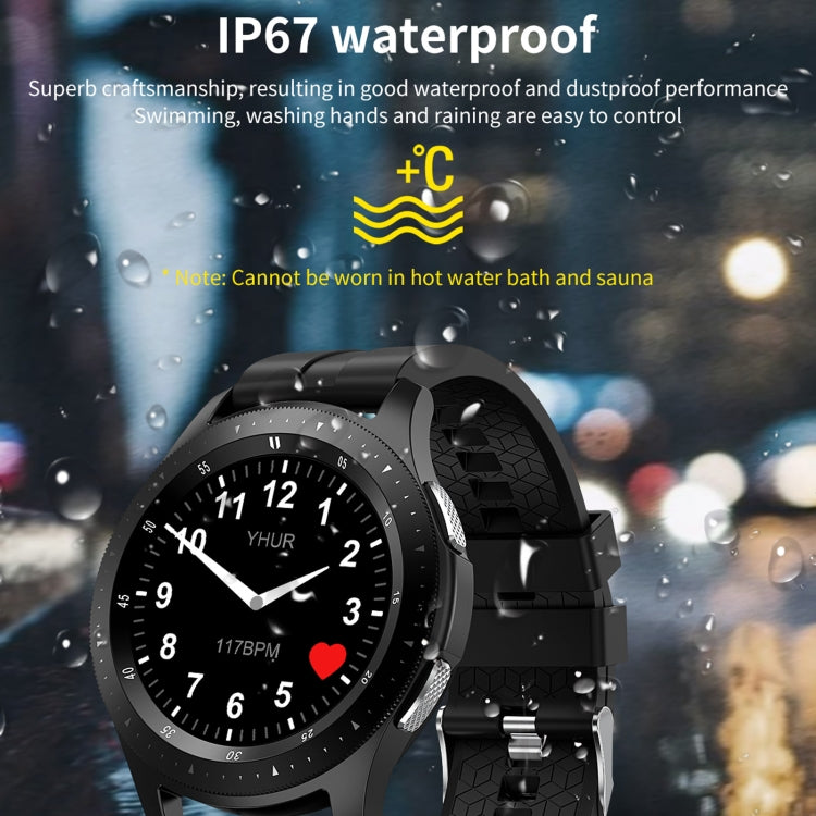 W68 1.54 inch Touch Screen IP67 Waterproof Smart Bracelet, Support Blood Oxygen Monitoring / Bluetooth Call / Heart Rate Monitoring, Style: Steel Strap(Black) - Smart Wear by buy2fix | Online Shopping UK | buy2fix