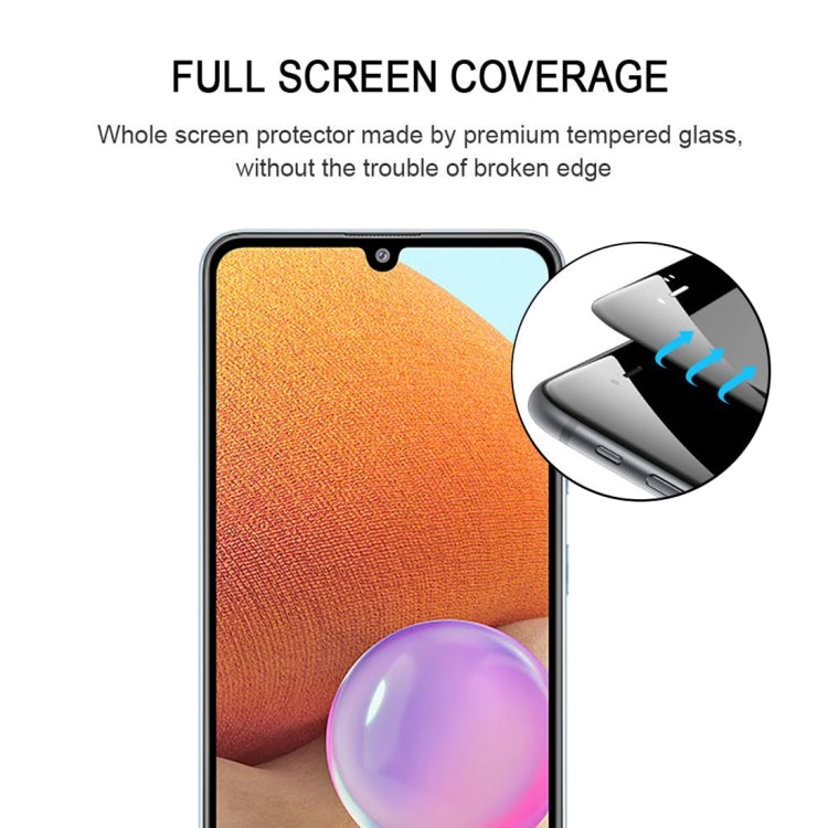 For Samsung Galaxy A32 4G Full Glue Full Screen Tempered Glass Film - Samsung Accessories by buy2fix | Online Shopping UK | buy2fix