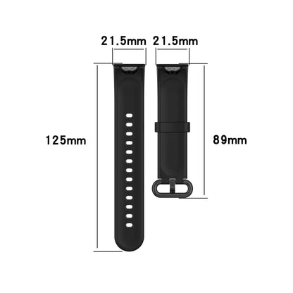 For Xiaomi Mi Watch Lite / Redmi Watch Silicone Watch Band, Size: One Size(Purple) - Smart Wear by buy2fix | Online Shopping UK | buy2fix