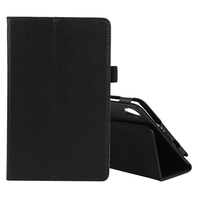 For Lenovo Tab M8 Litchi Texture Solid Color Horizontal Flip Leather Case with Holder & Pen Slot(Black) - For Lenovo by buy2fix | Online Shopping UK | buy2fix