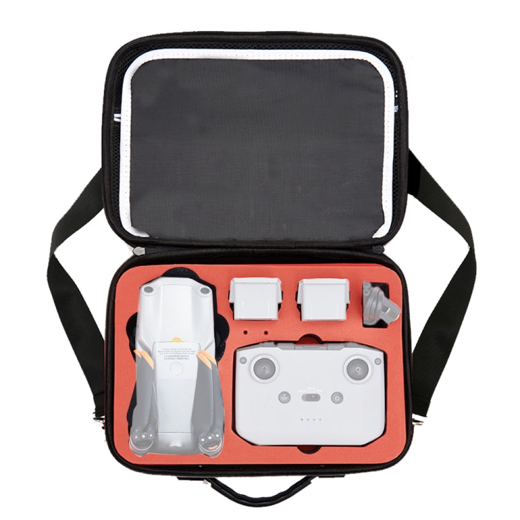 Portable Single Shoulder Storage Travel Carrying Cover Case Box with Baffle Separator for DJI Air 2S(Black + Red Liner) - DJI & GoPro Accessories by buy2fix | Online Shopping UK | buy2fix