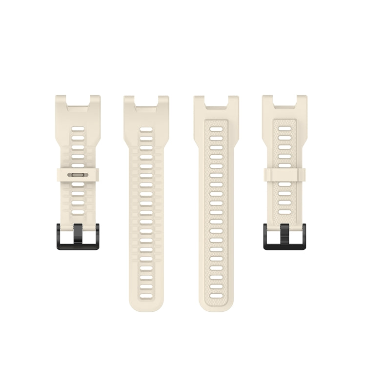 For Amazfit T-Rex Pro / Amazfit T-Rex Silicone Watch Band with Dismantling Tools, One Size(Beige) - Smart Wear by buy2fix | Online Shopping UK | buy2fix