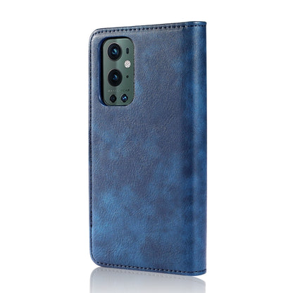 For OnePlus 9 Pro DG.MING Crazy Horse Texture Flip Detachable Magnetic Leather Case with Holder & Card Slots & Wallet(Blue) - OnePlus Cases by DG.MING | Online Shopping UK | buy2fix