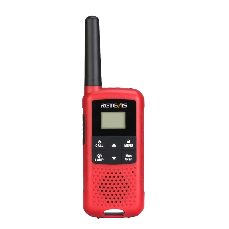 1 Pair RETEVIS RT49B 0.5W US Frequency 462.5500-467.7125MHz 22CHS FRS Two Way Radio Handheld Walkie Talkie, US Plug(Red) - Handheld Walkie Talkie by RETEVIS | Online Shopping UK | buy2fix