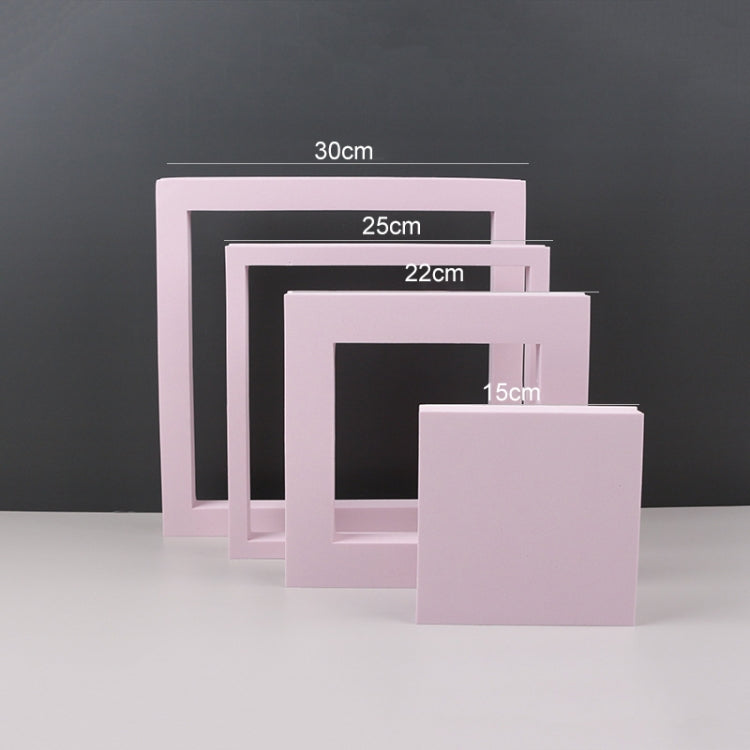 Cube Embedded Combo Kits Geometric Cube Solid Color Photography Photo Background Table Shooting Foam Props (Pink) - Camera Accessories by buy2fix | Online Shopping UK | buy2fix