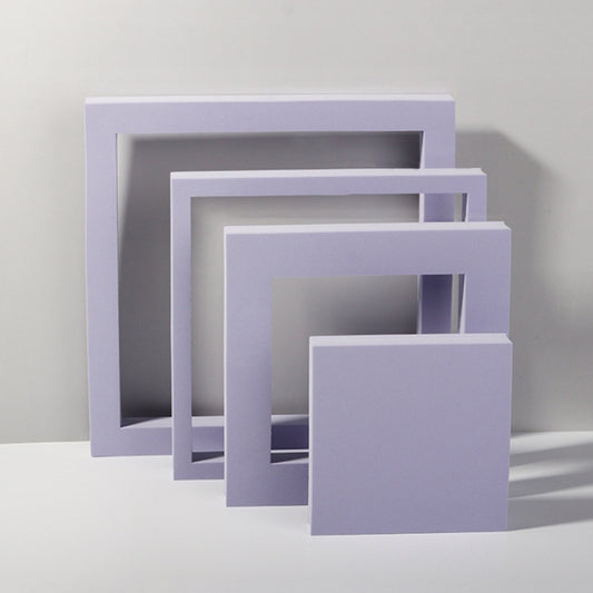 Cube Embedded Combo Kits Geometric Cube Solid Color Photography Photo Background Table Shooting Foam Props (Purple) - Camera Accessories by buy2fix | Online Shopping UK | buy2fix