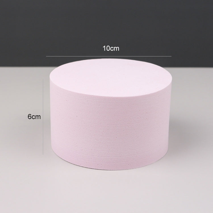 10 x 6cm Cylinder Geometric Cube Solid Color Photography Photo Background Table Shooting Foam Props (Pink) - Camera Accessories by buy2fix | Online Shopping UK | buy2fix