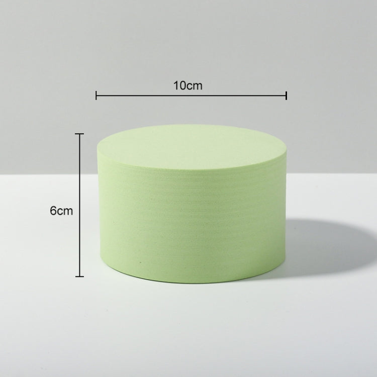 10 x 6cm Cylinder Geometric Cube Solid Color Photography Photo Background Table Shooting Foam Props (Green) - Camera Accessories by buy2fix | Online Shopping UK | buy2fix