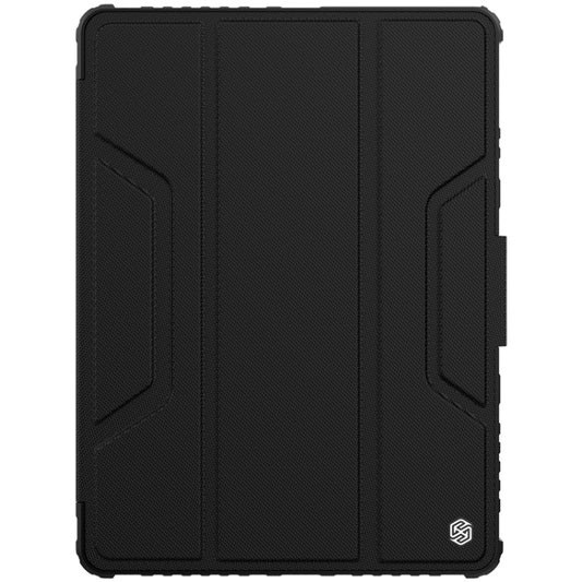 For iPad 10.2 2021 / 2020 / 2019 NILLKIN Bumper Pro Horizontal Flip Leather Case with Pen Slot & Holder & Pen Slot Only Supports iPad Pencil 2nd Generation(Black) - iPad 10.2 Cases by NILLKIN | Online Shopping UK | buy2fix