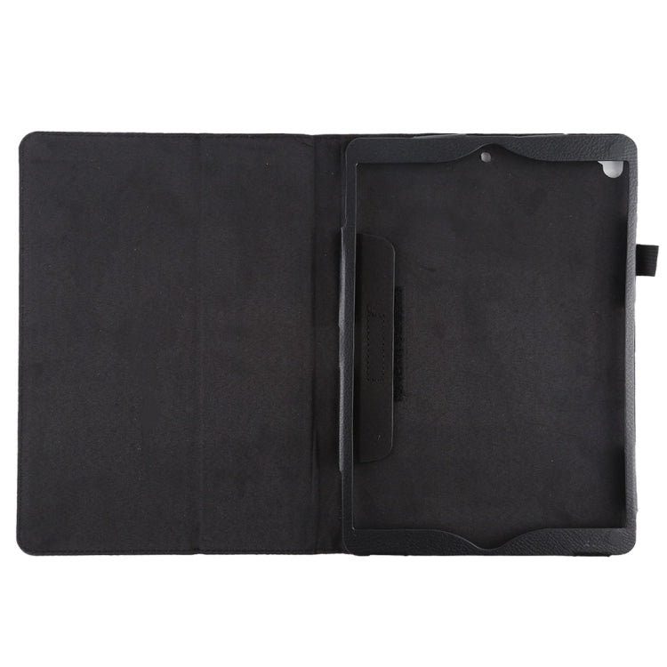 Litchi Texture Horizontal Flip Leather Case with Holder For iPad 10.5 / iPad 10.2 2021 / 2020 / 2019(Black) - Apple Accessories by buy2fix | Online Shopping UK | buy2fix