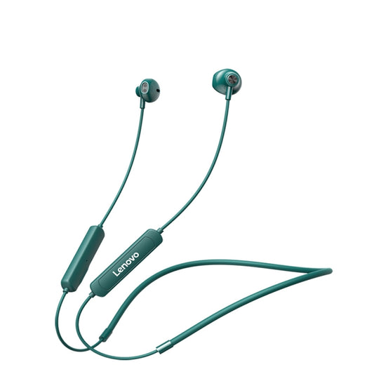 Original Lenovo SH1 Intelligent Noise Reduction Neck-mounted Magnetic Wire-controlled Bluetooth Earphone, Support Call(Green) - Neck-mounted Earphone by Lenovo | Online Shopping UK | buy2fix