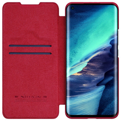 For Xiaomi Mi 11 Pro NILLKIN QIN Series Crazy Horse Texture Horizontal Flip Leather Case with Card Slot(Red) - Xiaomi Cases by NILLKIN | Online Shopping UK | buy2fix