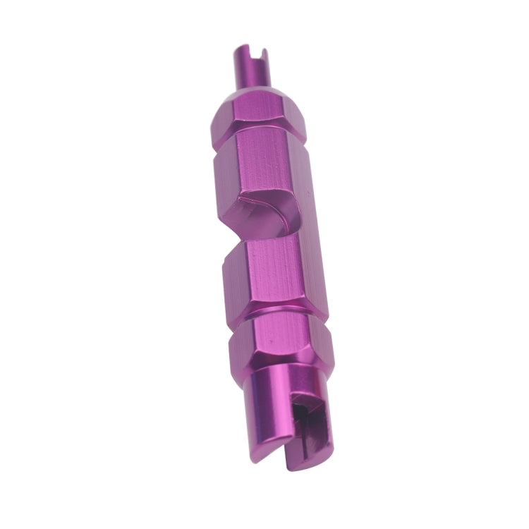 A5589 10 PCS Bicycle French Valve Core with Purple Disassembly Tool - Outdoor & Sports by buy2fix | Online Shopping UK | buy2fix
