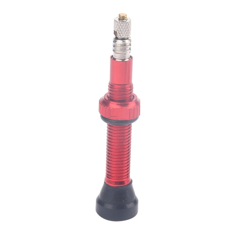 A5592 2 PCS 40mm Red French Tubeless Valve Core with Red Disassembly Tool for Road Bike - Outdoor & Sports by buy2fix | Online Shopping UK | buy2fix