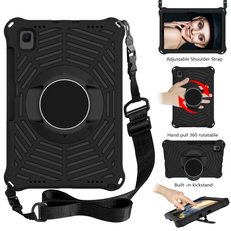 Spider King EVA Protective Case with Adjustable Shoulder Strap & Holder & Pen Slot For Samsung Galaxy Tab S5e 10.5 SM-T720 / SM-T725(Black) - Tab S5E 10.5 T720 / T725 by buy2fix | Online Shopping UK | buy2fix