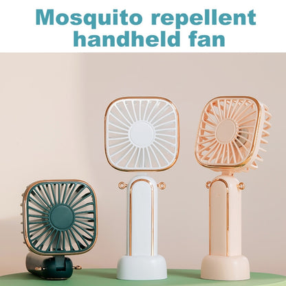 WT-TX6 Portable Foldable USB Charging Mosquito Repellent Handheld Electric Fan, 3 Speed Control(White) - Consumer Electronics by buy2fix | Online Shopping UK | buy2fix