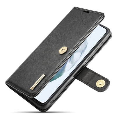 For Samsung Galaxy S21 FE DG.MING Crazy Horse Texture Flip Detachable Magnetic Leather Case with Holder & Card Slots & Wallet(Black) - Galaxy Phone Cases by DG.MING | Online Shopping UK | buy2fix