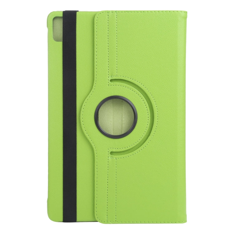 For Huawei MatePad Pro 12.6 2021 360 Degree Rotation Litchi Texture Horizontal Flip Leather Case with Holder(Green) - Huawei by buy2fix | Online Shopping UK | buy2fix