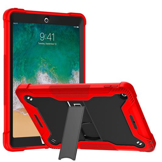 Silicone + PC Shockproof Protective Case with Holder For iPad 9.7 inch (2017/2018)(Red + Black) - iPad 9.7 (2018) & (2017) Cases by buy2fix | Online Shopping UK | buy2fix