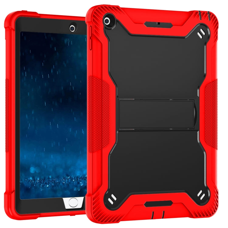 Silicone + PC Shockproof Protective Case with Holder For iPad 9.7 inch (2017/2018)(Black) - iPad 9.7 (2018) & (2017) Cases by buy2fix | Online Shopping UK | buy2fix