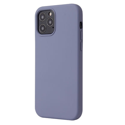 For iPhone 13 mini Solid Color Liquid Silicone Shockproof Protective Case (Lavender Grey) - iPhone 13 mini Cases by buy2fix | Online Shopping UK | buy2fix