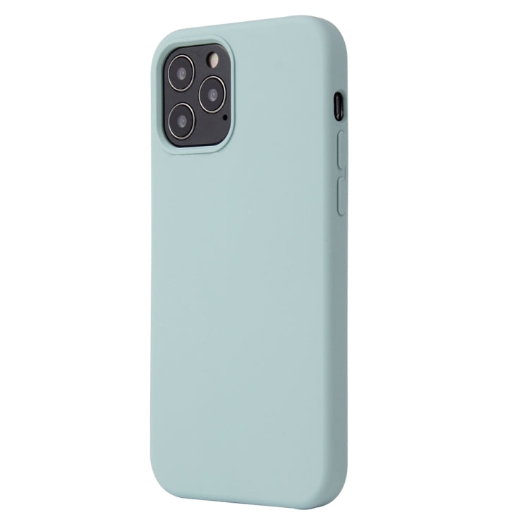 For iPhone 13 Solid Color Liquid Silicone Shockproof Protective Case(Emerald Green) - iPhone 13 Cases by buy2fix | Online Shopping UK | buy2fix