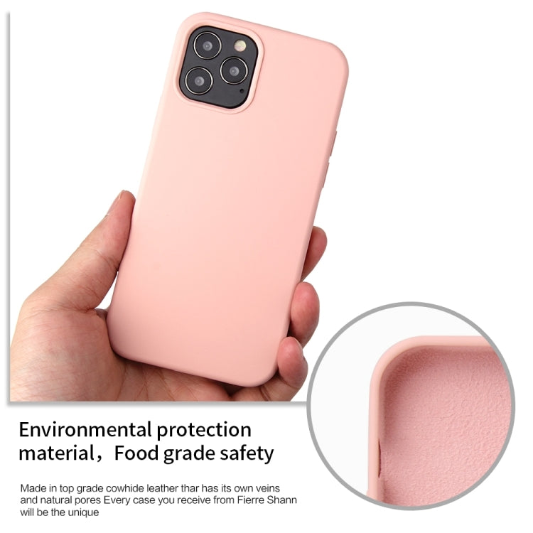 For iPhone 13 Solid Color Liquid Silicone Shockproof Protective Case(Carmine) - iPhone 13 Cases by buy2fix | Online Shopping UK | buy2fix