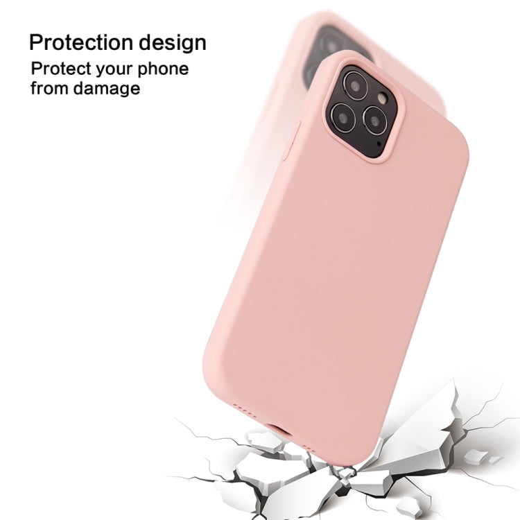 For iPhone 13 Solid Color Liquid Silicone Shockproof Protective Case(Light Purple) - iPhone 13 Cases by buy2fix | Online Shopping UK | buy2fix