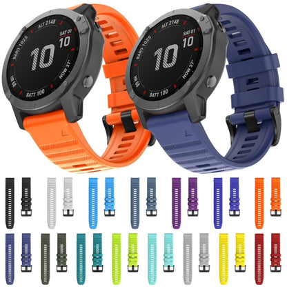 For Garmin Fenix 7X / 6X 26mm Smart Watch Quick Release Silicon Watch Band(Royal Blue) - Smart Wear by buy2fix | Online Shopping UK | buy2fix