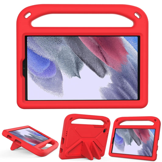 For Samsung Galaxy Tab A7 Lite 8.7 SM-T220 / SM-T225 Handle Portable EVA Shockproof Anti Falling Protective Case with Triangle Holder(Red) - Tab A7 Lite T220 / T225 by buy2fix | Online Shopping UK | buy2fix