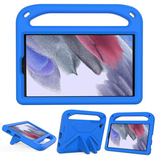 For Samsung Galaxy Tab A7 Lite 8.7 SM-T220 / SM-T225 Handle Portable EVA Shockproof Anti Falling Protective Case with Triangle Holder(Blue) - Tab A7 Lite T220 / T225 by buy2fix | Online Shopping UK | buy2fix