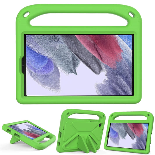 For Samsung Galaxy Tab A7 Lite 8.7 SM-T220 / SM-T225 Handle Portable EVA Shockproof Anti Falling Protective Case with Triangle Holder(Green) - Tab A7 Lite T220 / T225 by buy2fix | Online Shopping UK | buy2fix