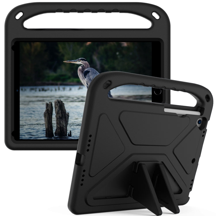 For iPad 10.2 2021 / 2020 / 2019 Handle Portable EVA Shockproof Protective Case with Triangle Holder(Black) - iPad 10.2 Cases by buy2fix | Online Shopping UK | buy2fix