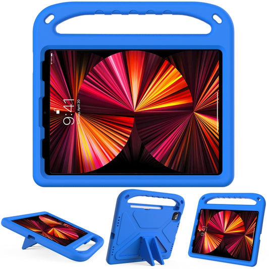 Handle Portable EVA Shockproof Protective Tablet Case with Triangle Holder For iPad Pro 11 2022 / 2021/2020/2018 / iPad Air 2020 / Air 2022 10.9(Blue) - iPad Pro 11 (2022/2021) Cases by buy2fix | Online Shopping UK | buy2fix