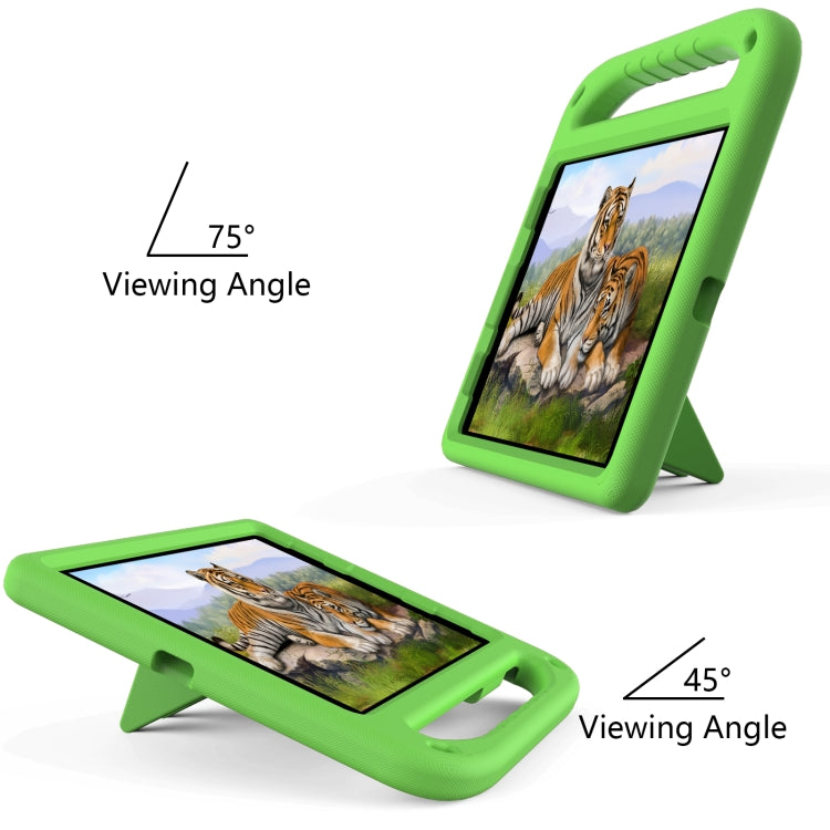 Handle Portable EVA Shockproof Protective Tablet Case with Triangle Holder For iPad Pro 11 2022 / 2021/2020/2018 / iPad Air 2020 / Air 2022 10.9(Green) - iPad Pro 11 (2022/2021) Cases by buy2fix | Online Shopping UK | buy2fix