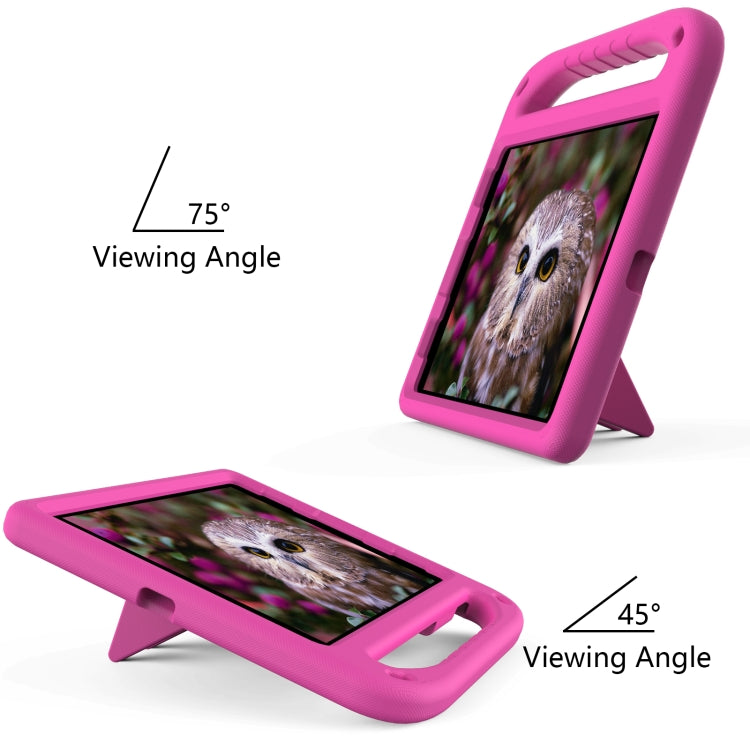 Handle Portable EVA Shockproof Protective Tablet Case with Triangle Holder For iPad Pro 11 2022 / 2021/2020/2018 / iPad Air 2020 / Air 2022 10.9(Rose Red) - iPad Pro 11 (2022/2021) Cases by buy2fix | Online Shopping UK | buy2fix