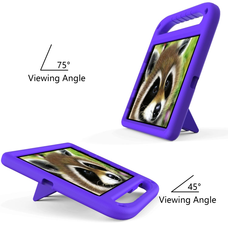 Handle Portable EVA Shockproof Protective Tablet Case with Triangle Holder For iPad Pro 11 2022 / 2021/2020/2018 / iPad Air 2020 / Air 2022 10.9(Purple) - iPad Pro 11 (2022/2021) Cases by buy2fix | Online Shopping UK | buy2fix