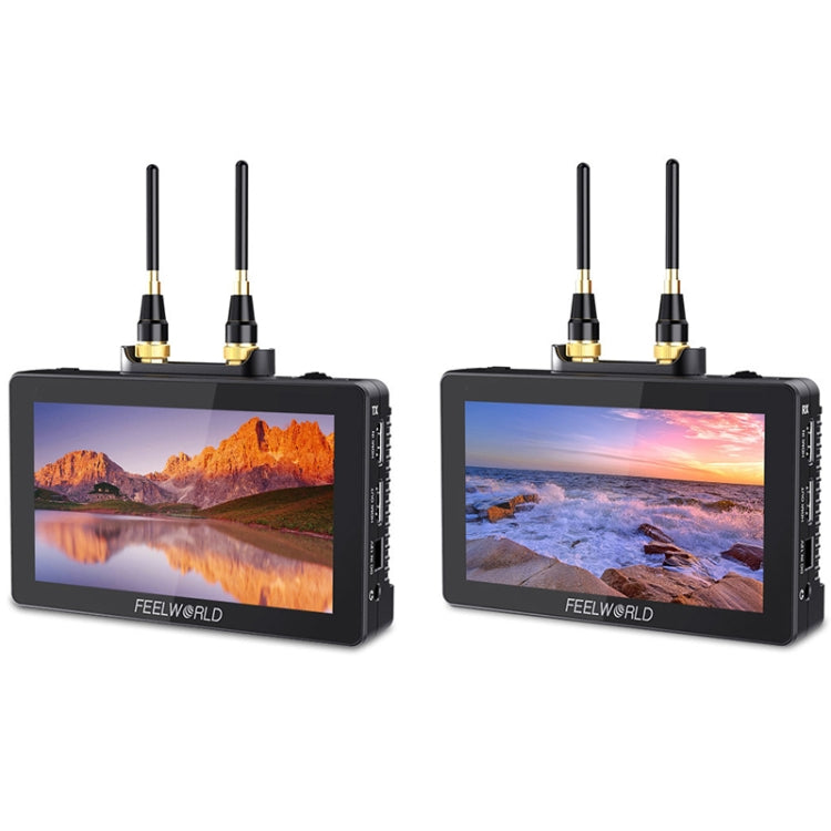 FEELWORLD FT6 FR6 2 in 1 1920x1080 5.5 inch HDR Long distance Wireless Image Transmission Director Camera Monitor - Camera Accessories by FEELWORLD | Online Shopping UK | buy2fix