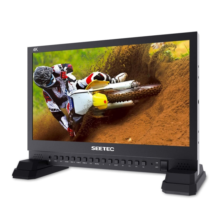 SEETEC 4K156-9HSD 3840x2160 300 nits 15.6 inch IPS Screen HDMI 4K 3G-SDI Four Screen Split Display Monitor - On-camera Monitors by SEETEC | Online Shopping UK | buy2fix